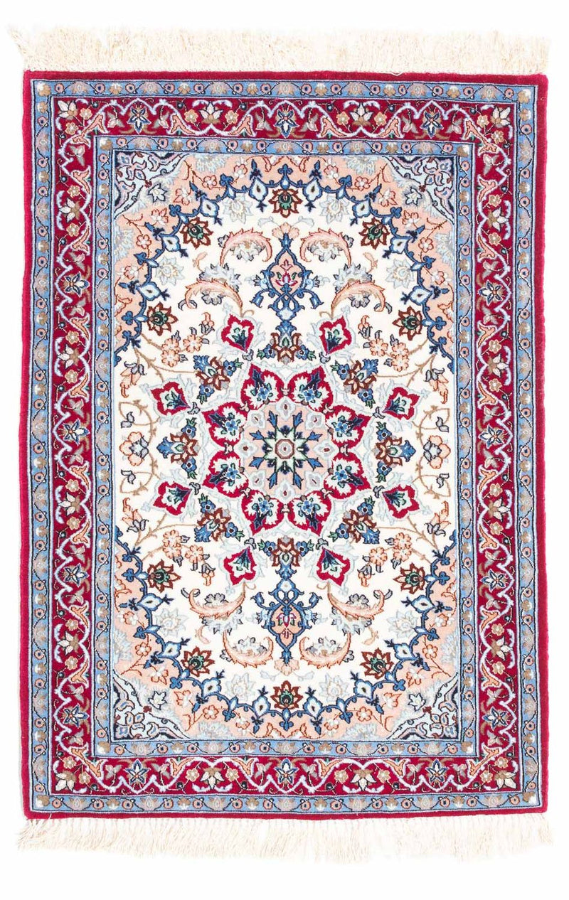Alfombra Persa - Isfahan - Prima - 100 x 71 cm - beige