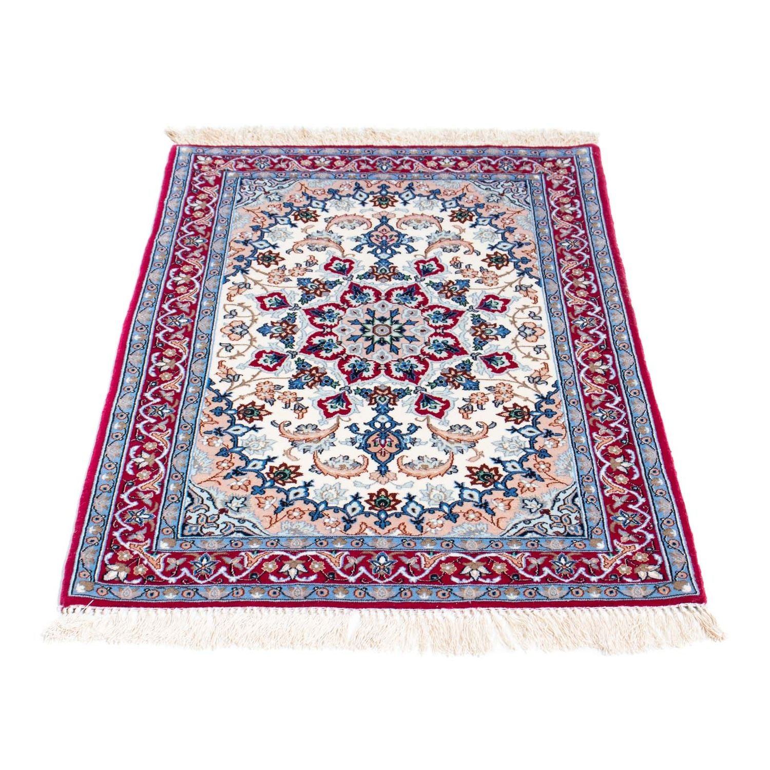Alfombra Persa - Isfahan - Prima - 100 x 71 cm - beige