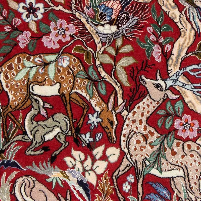 Alfombra Persa - Isfahan - Prima - 105 x 70 cm - rojo
