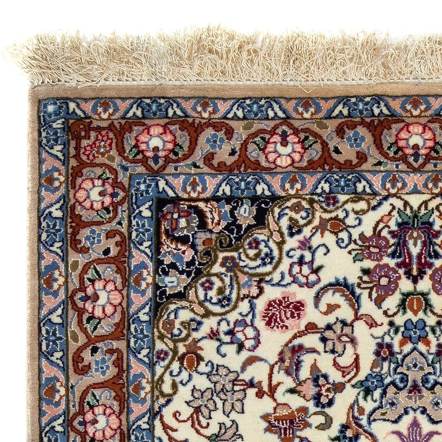 Alfombra Persa - Isfahan - Prima - 102 x 70 cm - beige