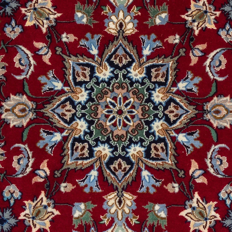 Alfombra Persa - Isfahan - Prima - 100 x 70 cm - rojo oscuro