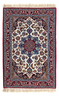 Alfombra Persa - Isfahan - Prima - 102 x 70 cm - rojo oscuro