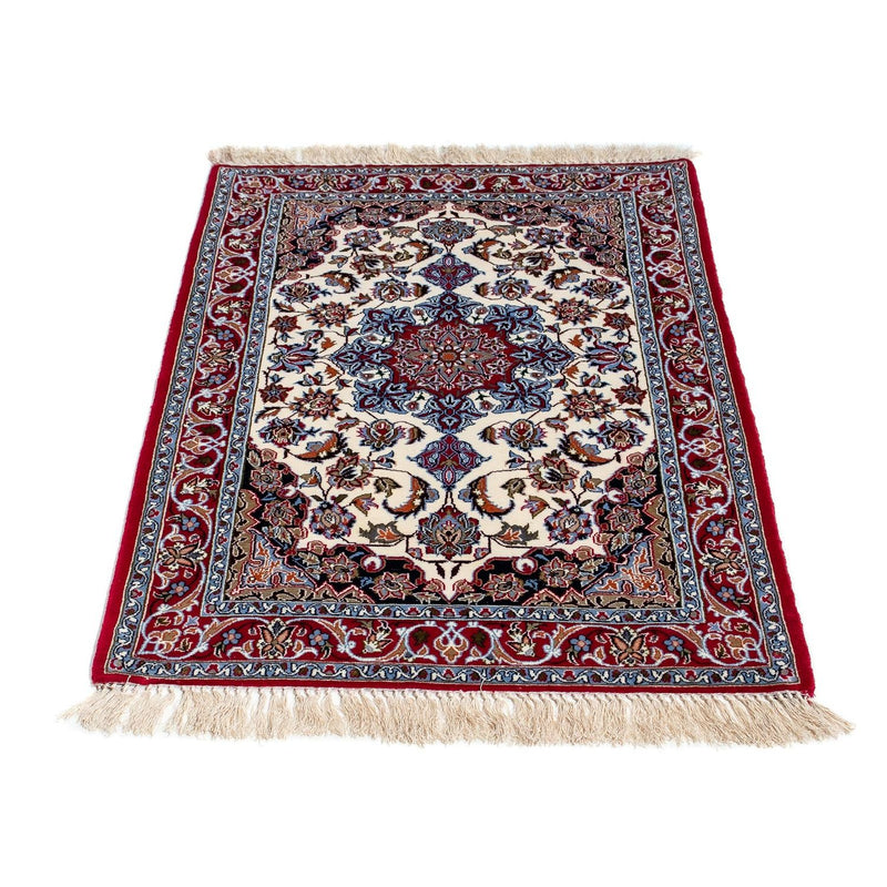 Alfombra Persa - Isfahan - Prima - 102 x 70 cm - rojo oscuro