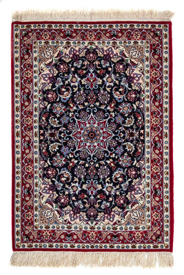 Alfombra Persa - Isfahan - Prima - 104 x 73 cm - rojo oscuro