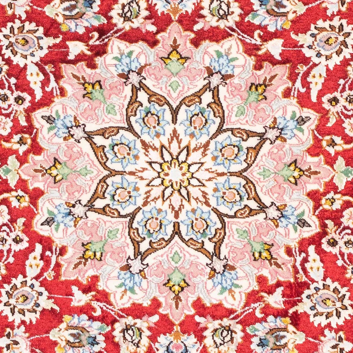 Alfombra Persa - Isfahan - Prima - 123 x 83 cm - rojo