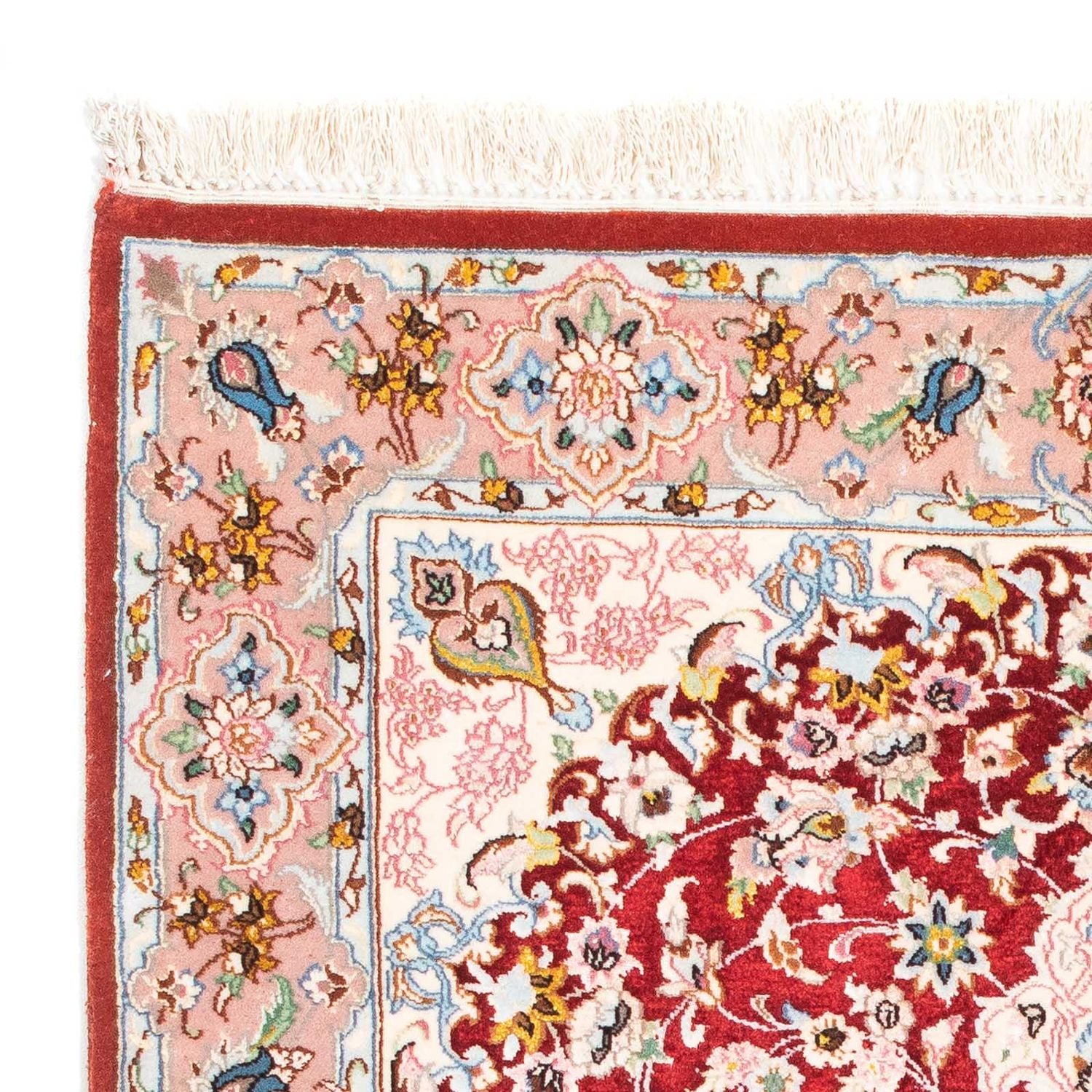 Alfombra Persa - Isfahan - Prima - 123 x 83 cm - rojo