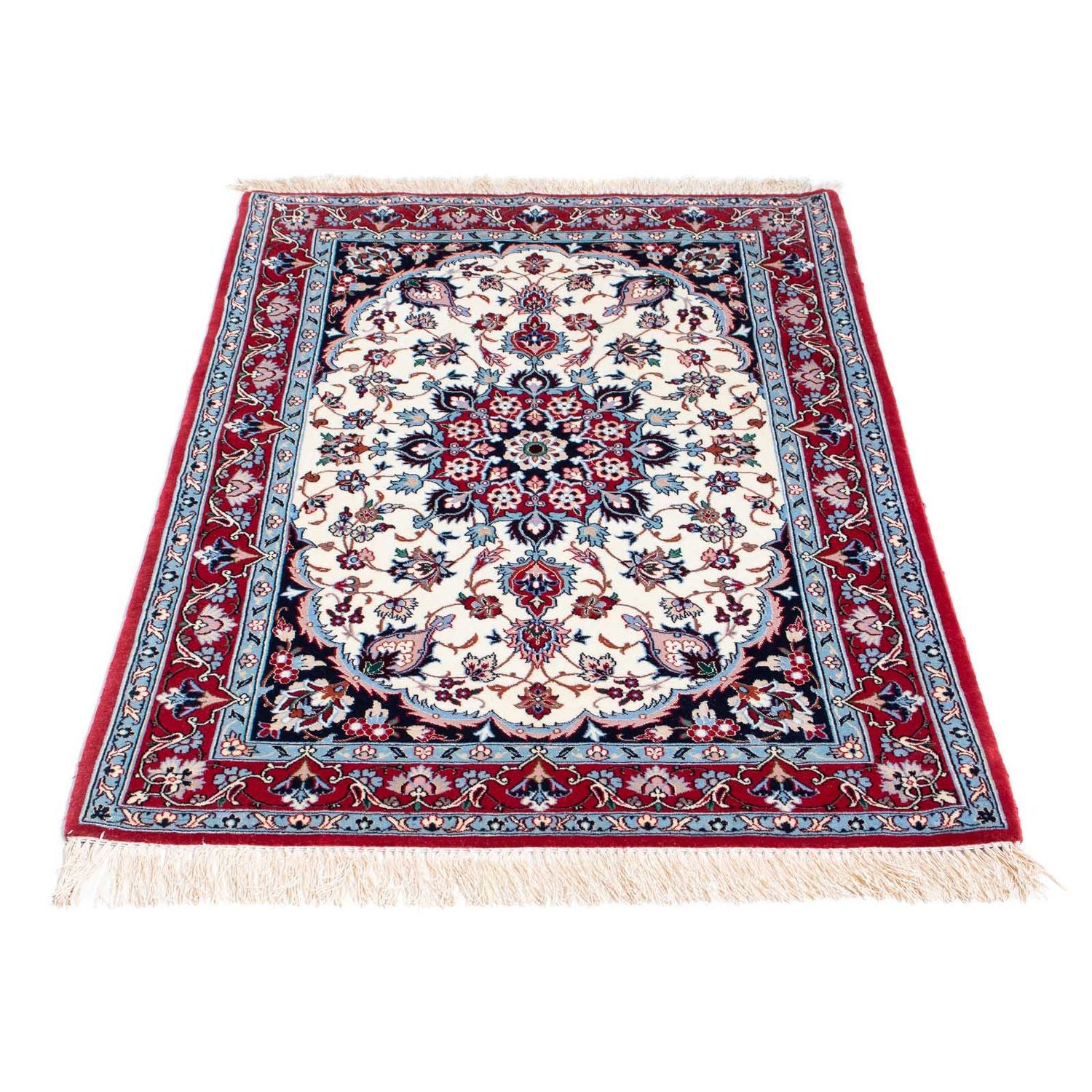 Alfombra Persa - Isfahan - Prima - 121 x 82 cm - beige