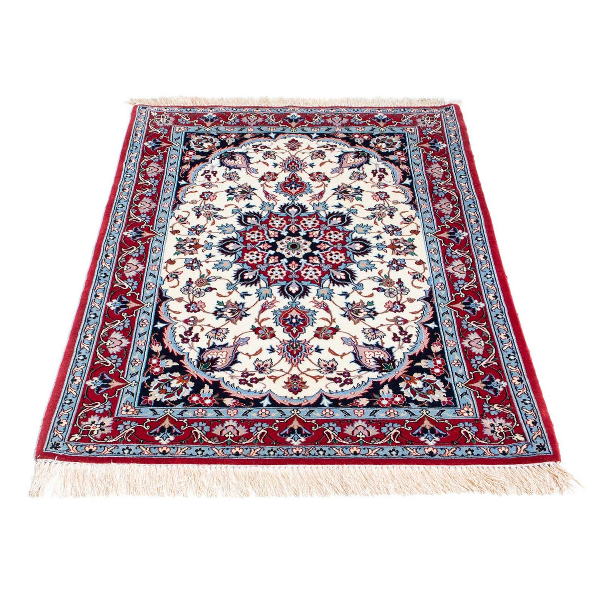 Alfombra Persa - Isfahan - Prima - 121 x 82 cm - beige