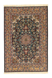 Alfombra Persa - Isfahan - Prima - 165 x 110 cm - negro