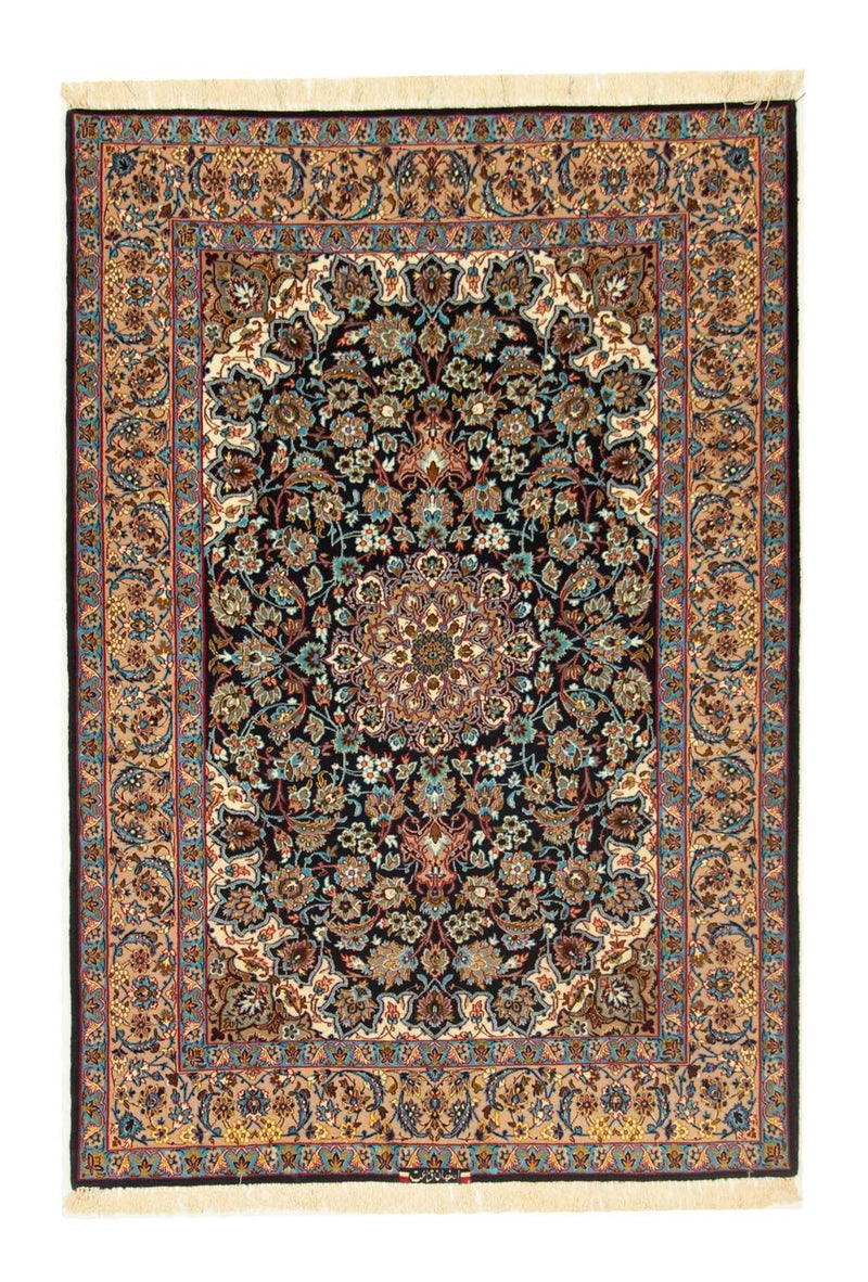 Alfombra Persa - Isfahan - Prima - 165 x 110 cm - negro