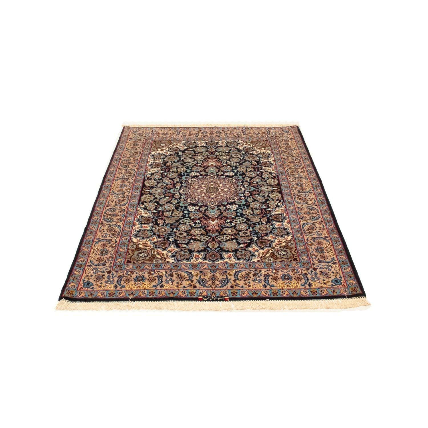 Alfombra Persa - Isfahan - Prima - 165 x 110 cm - negro