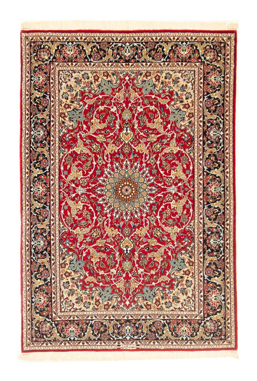 Alfombra Persa - Isfahan - Prima - 161 x 109 cm - rojo
