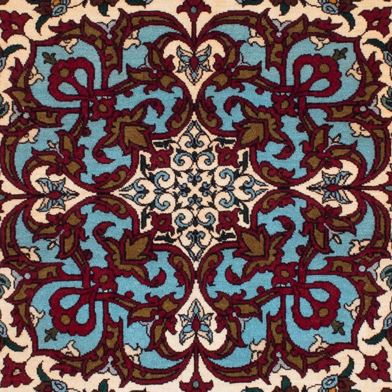Alfombra Persa - Isfahan - Prima - 137 x 90 cm - rojo oscuro