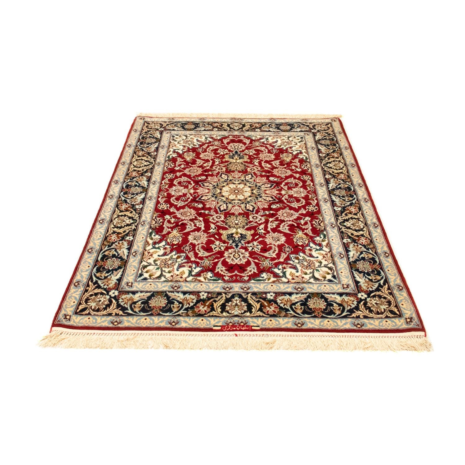 Alfombra Persa - Isfahan - Prima - 162 x 111 cm - rojo