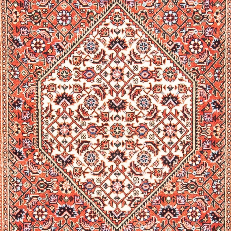 Alfombra persa - Bidjar - 154 x 82 cm - rojo