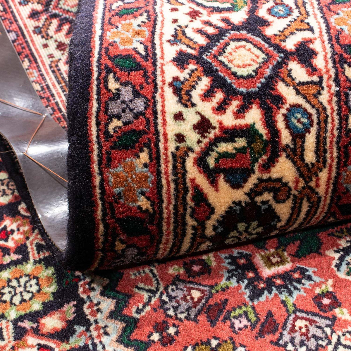 Alfombra persa - Bidjar - 165 x 98 cm - rojo claro