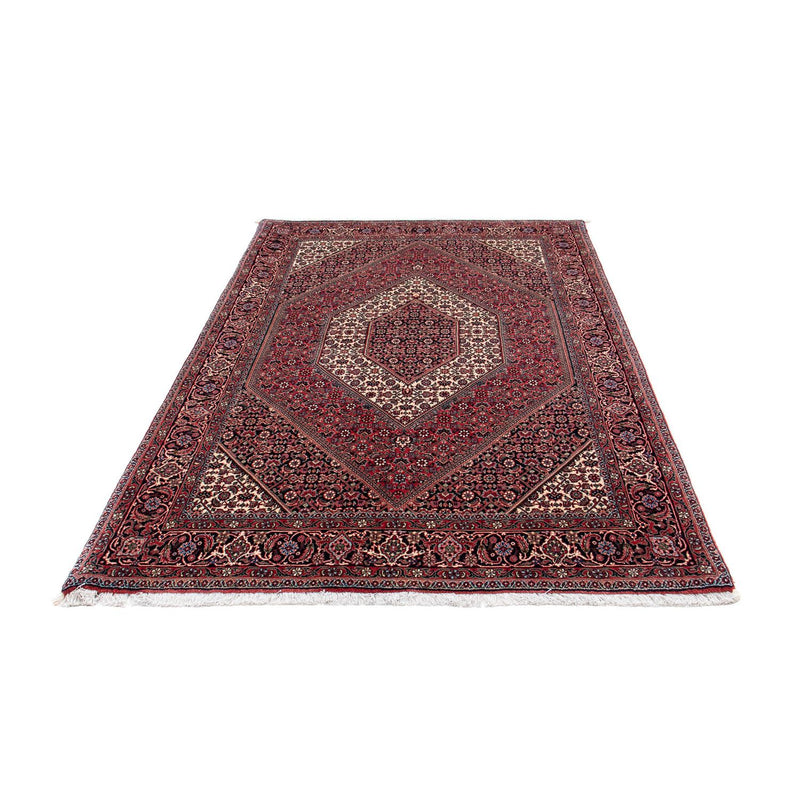 Alfombra persa - Bidjar - 205 x 136 cm - rojo oscuro