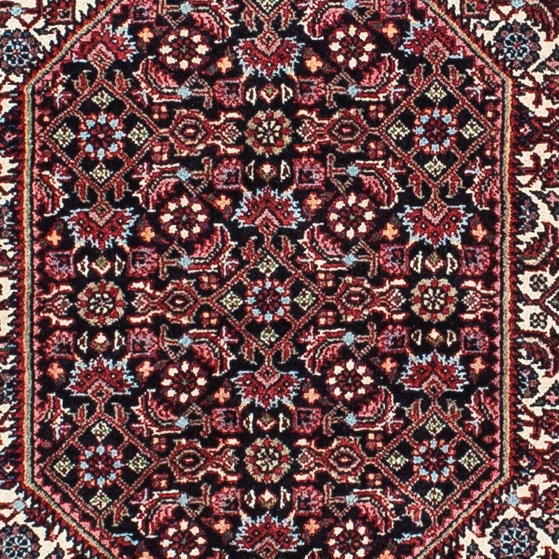 Alfombra persa - Bidjar - 212 x 135 cm - rojo oscuro