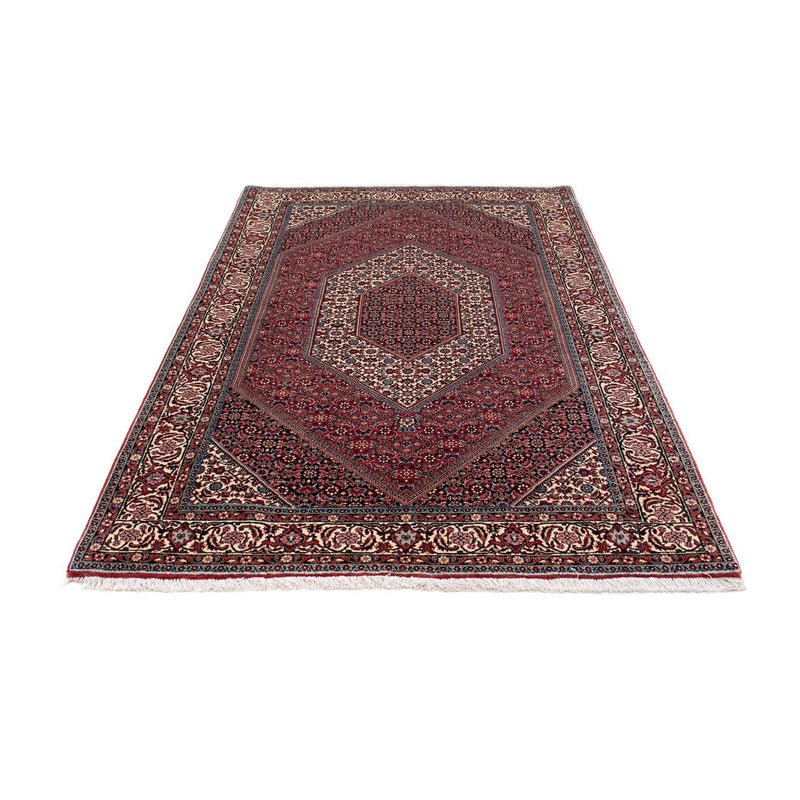 Alfombra persa - Bidjar - 212 x 135 cm - rojo oscuro