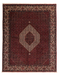 Alfombra persa - Bidjar - 257 x 204 cm - rojo oscuro