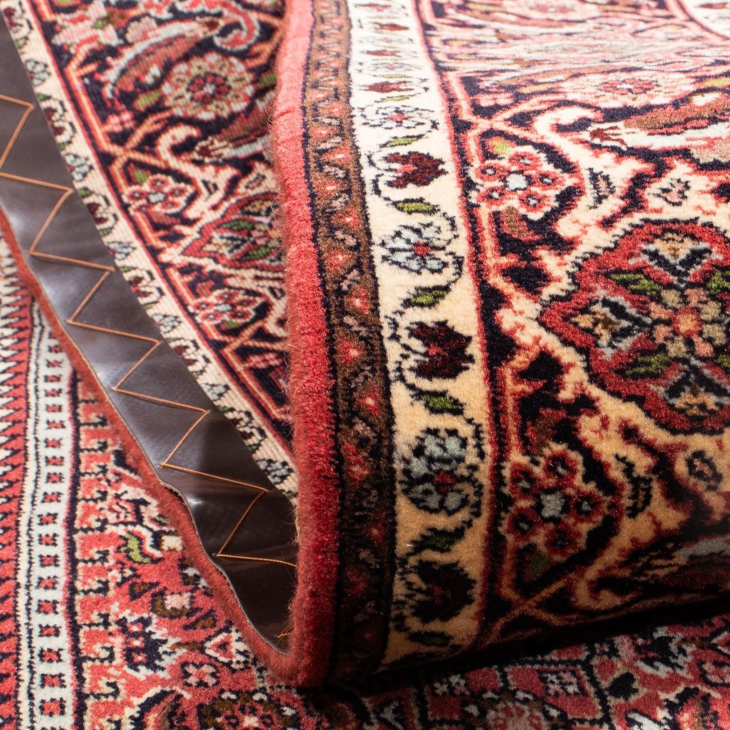 Alfombra persa - Bidjar - 242 x 170 cm - marrón