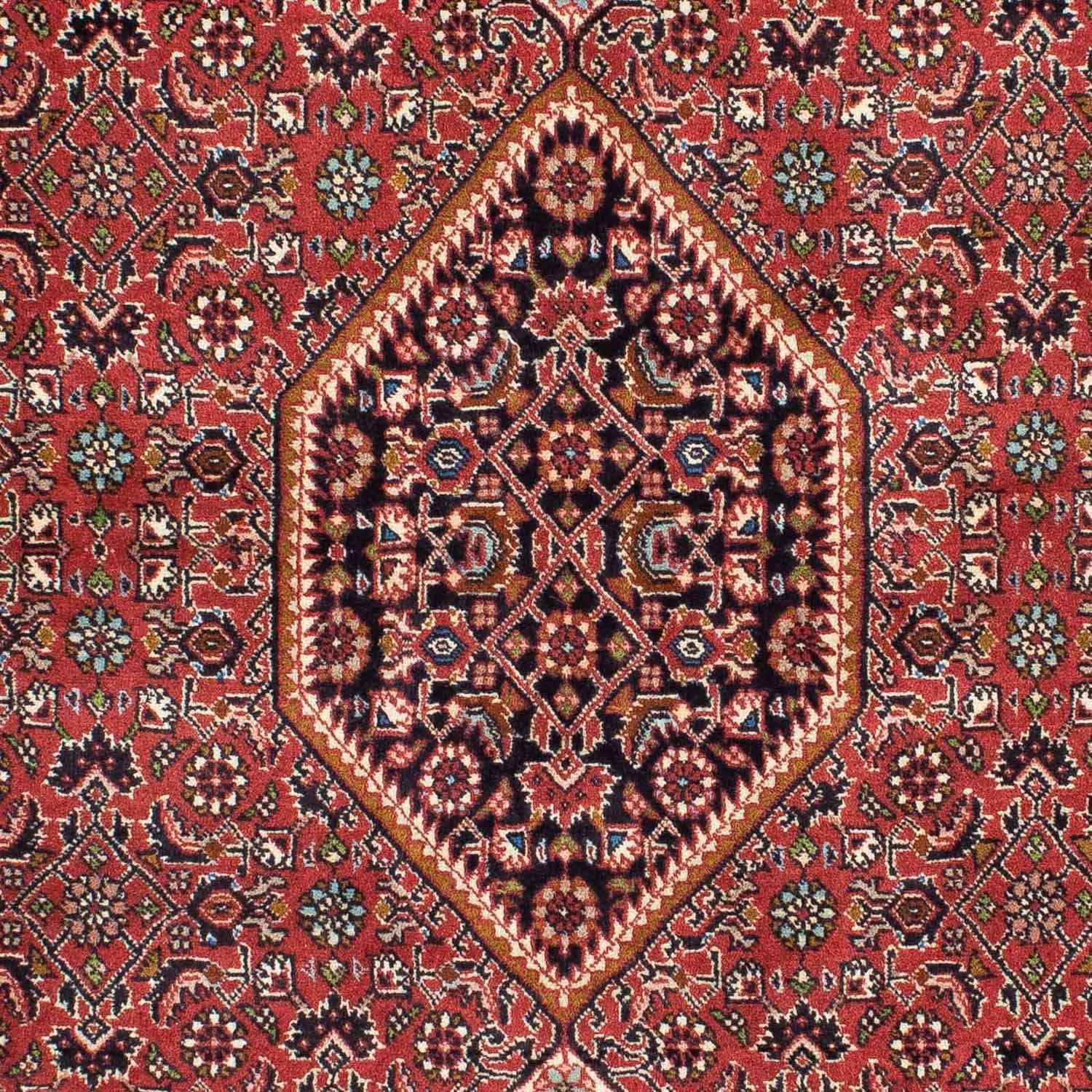 Alfombra persa - Bidjar - 224 x 141 cm - rojo claro