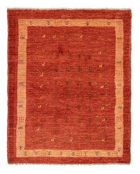 Alfombra Gabbeh - Loribaft Persa - 194 x 156 cm - rojo