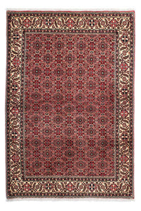 Alfombra persa - Bidjar - 208 x 139 cm - rojo