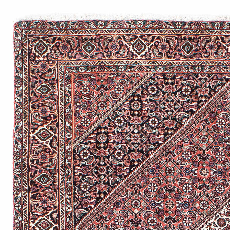 Alfombra persa - Bidjar - 213 x 136 cm - rojo claro