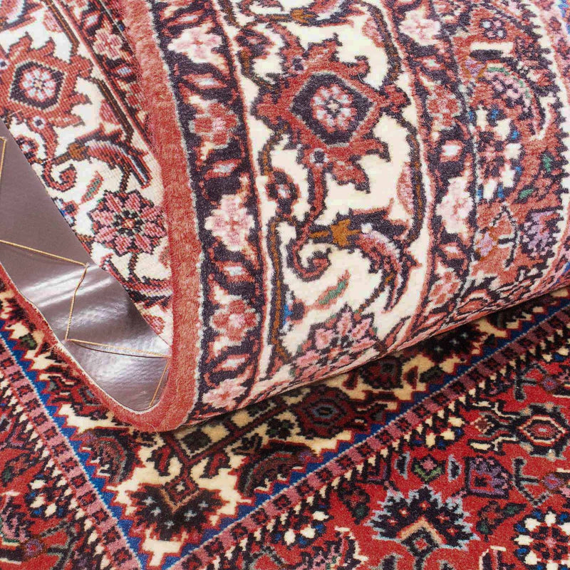 Alfombra persa - Bidjar - 166 x 77 cm - rojo