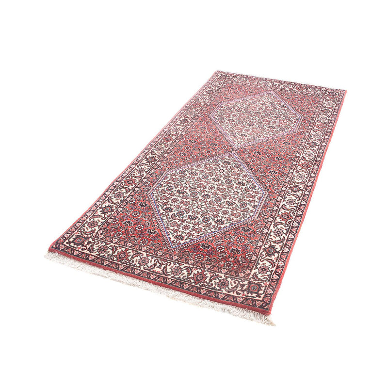 Alfombra persa - Bidjar - 166 x 77 cm - rojo