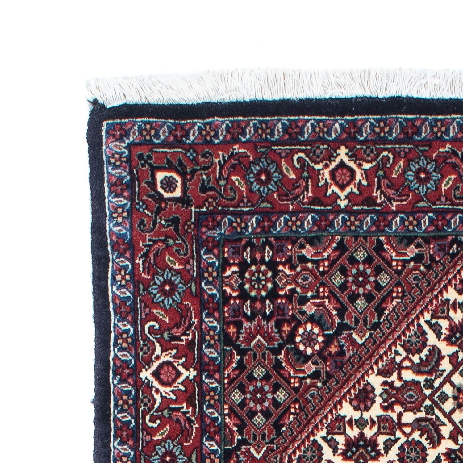 Alfombra de pasillo Alfombra persa - Bidjar - 206 x 73 cm - azul oscuro