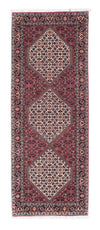 Bidjar Alfombra 75x206cm - Alfombra persa - Alfombra de pasillo / Rojo / 75 x 206 cm Alfombra de pasillo