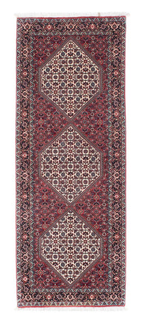 Alfombra de pasillo Alfombra persa - Bidjar - 206 x 75 cm - rojo