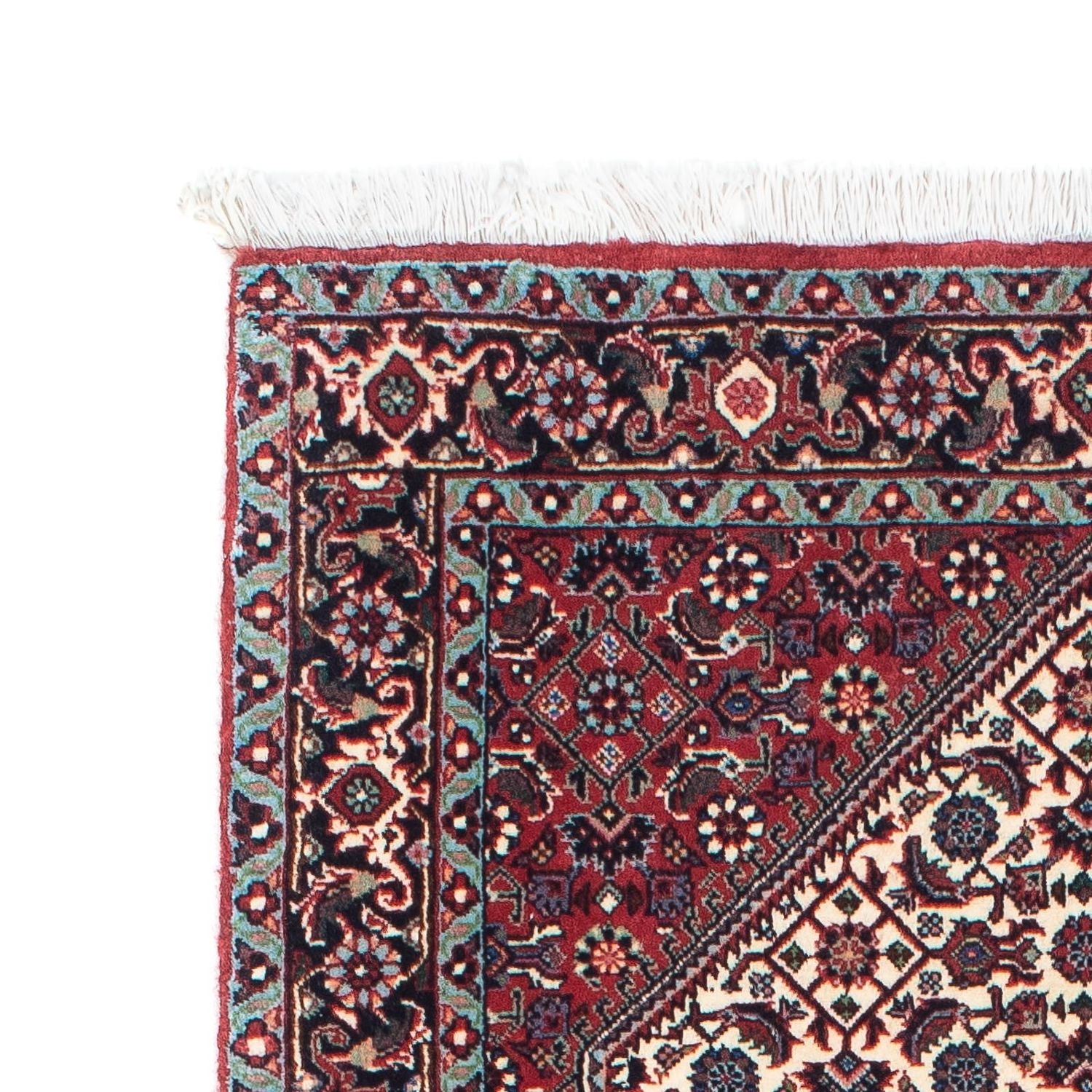Alfombra de pasillo Alfombra persa - Bidjar - 206 x 75 cm - rojo