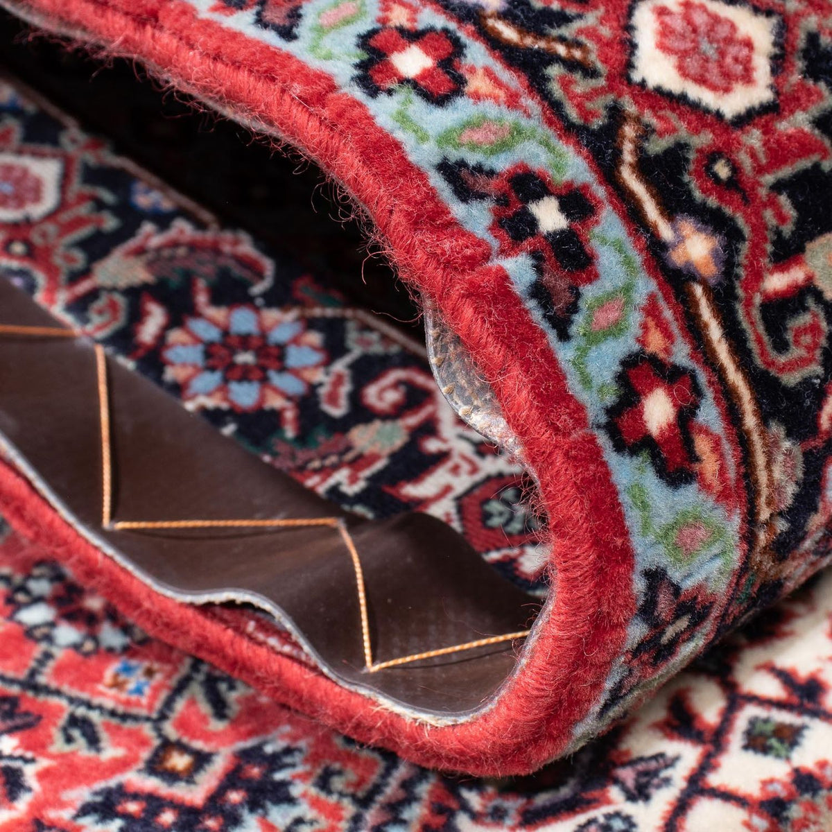 Alfombra de pasillo Alfombra persa - Bidjar - 206 x 75 cm - rojo