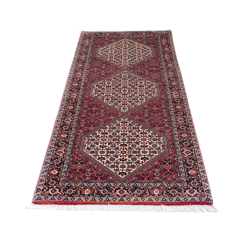Alfombra de pasillo Alfombra persa - Bidjar - 206 x 75 cm - rojo