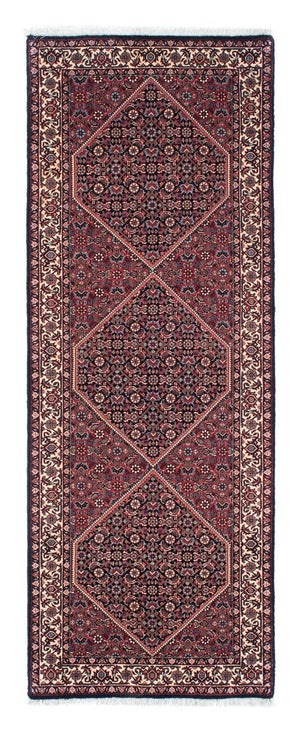 Alfombra de pasillo Alfombra persa - Bidjar - 209 x 72 cm - azul oscuro