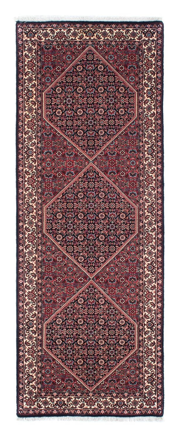 Alfombra de pasillo Alfombra persa - Bidjar - 209 x 72 cm - azul oscuro