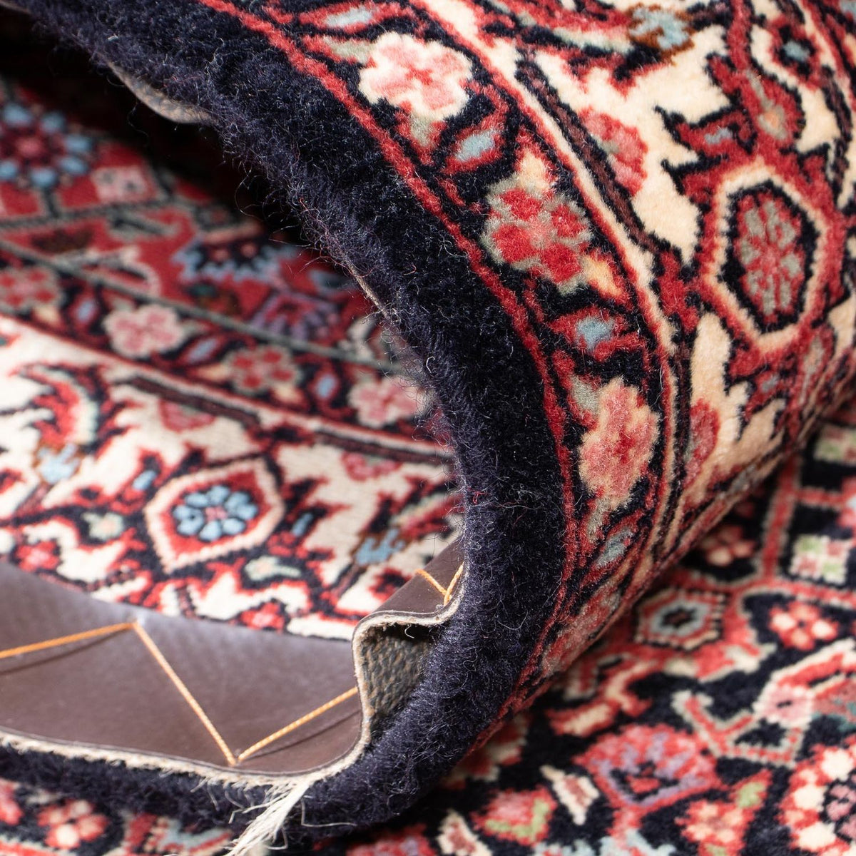 Alfombra de pasillo Alfombra persa - Bidjar - 209 x 72 cm - azul oscuro