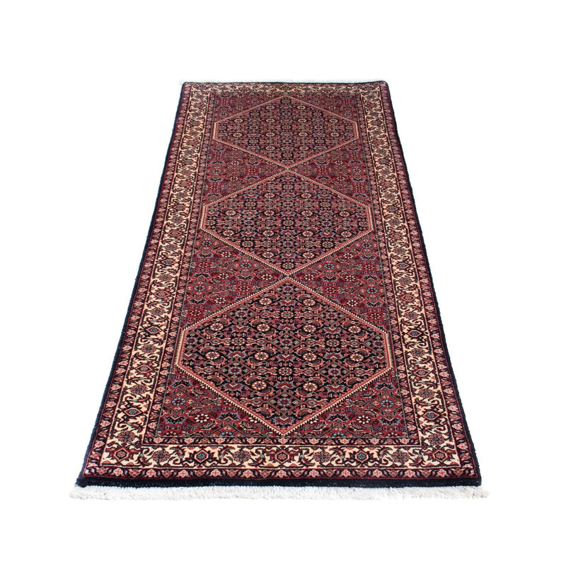 Alfombra de pasillo Alfombra persa - Bidjar - 209 x 72 cm - azul oscuro