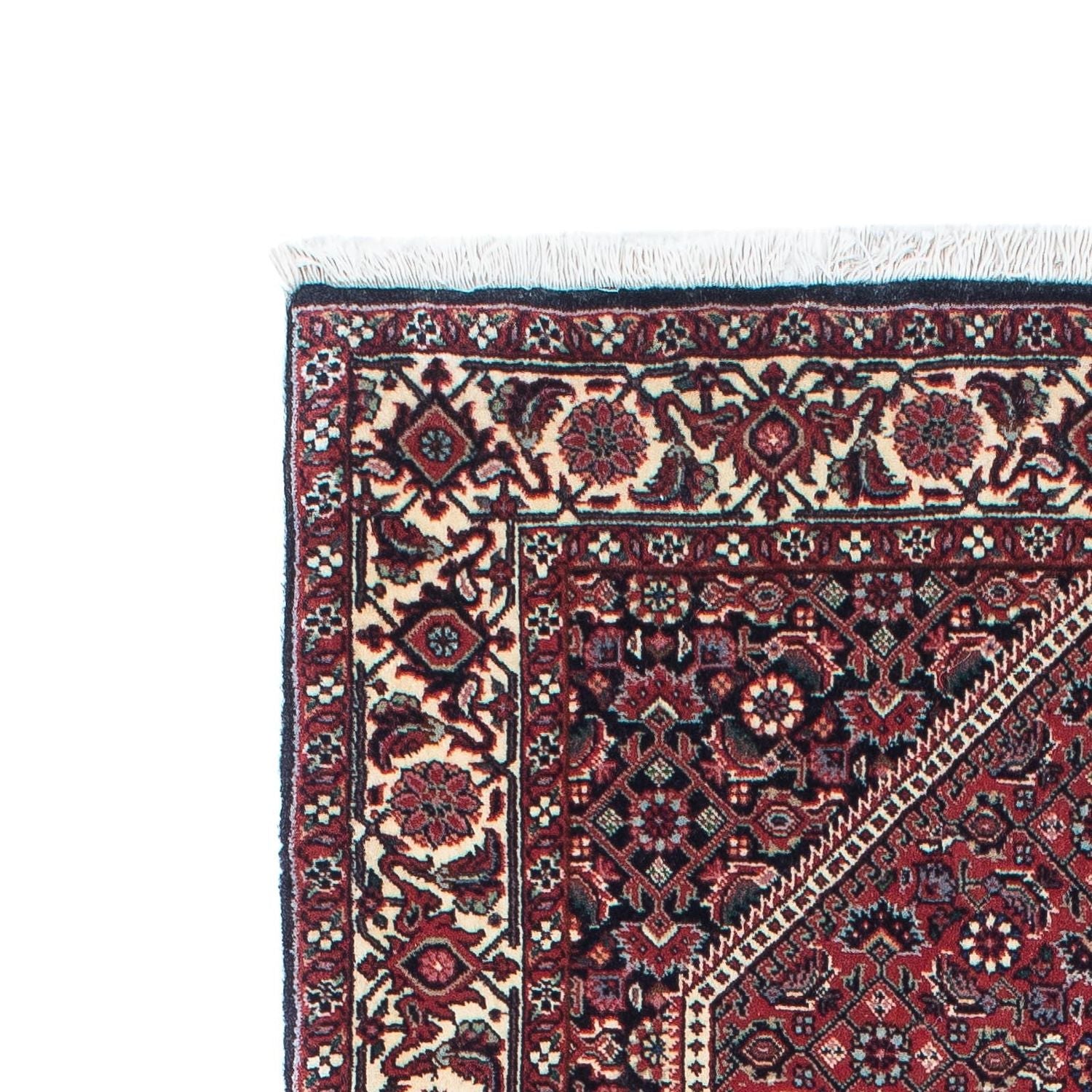 Alfombra de pasillo Alfombra persa - Bidjar - 207 x 74 cm - azul oscuro