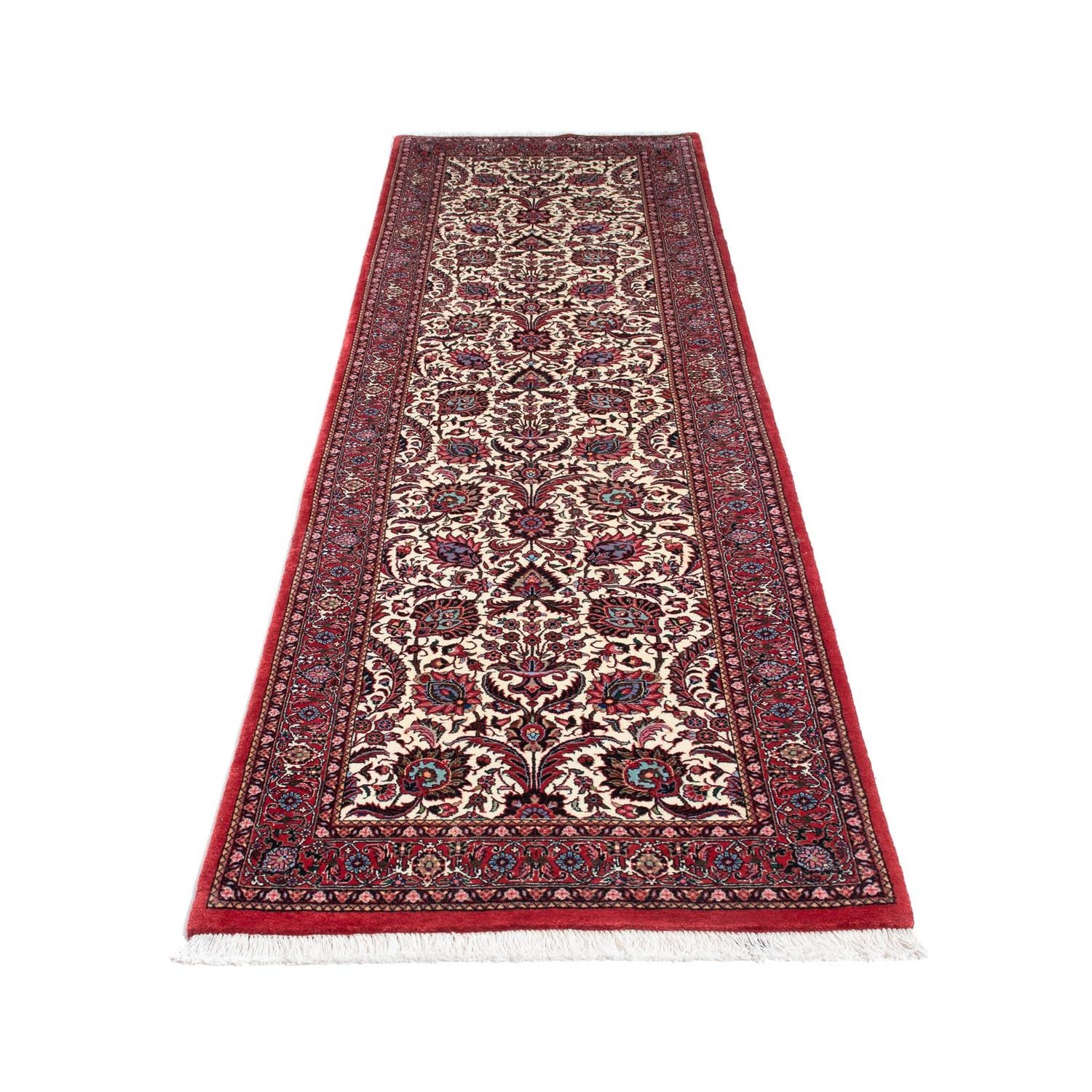 Alfombra de pasillo Alfombra persa - Bidjar - 291 x 80 cm - beige