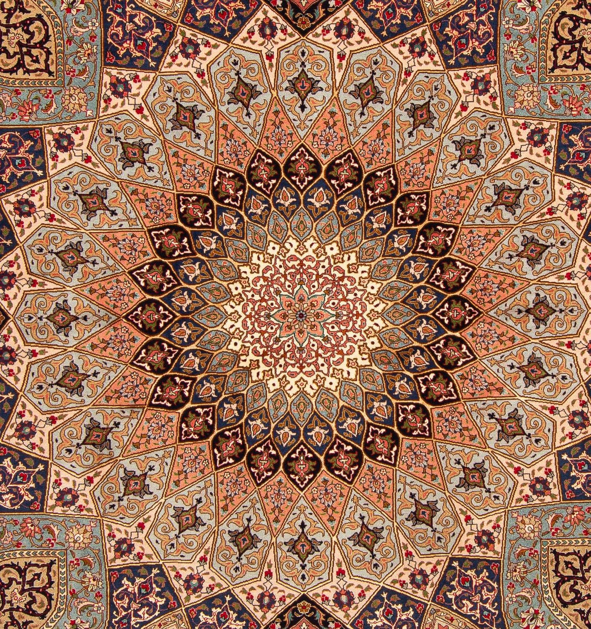 Alfombra Persa - Tabriz - Real - 242 x 205 cm - multicolor