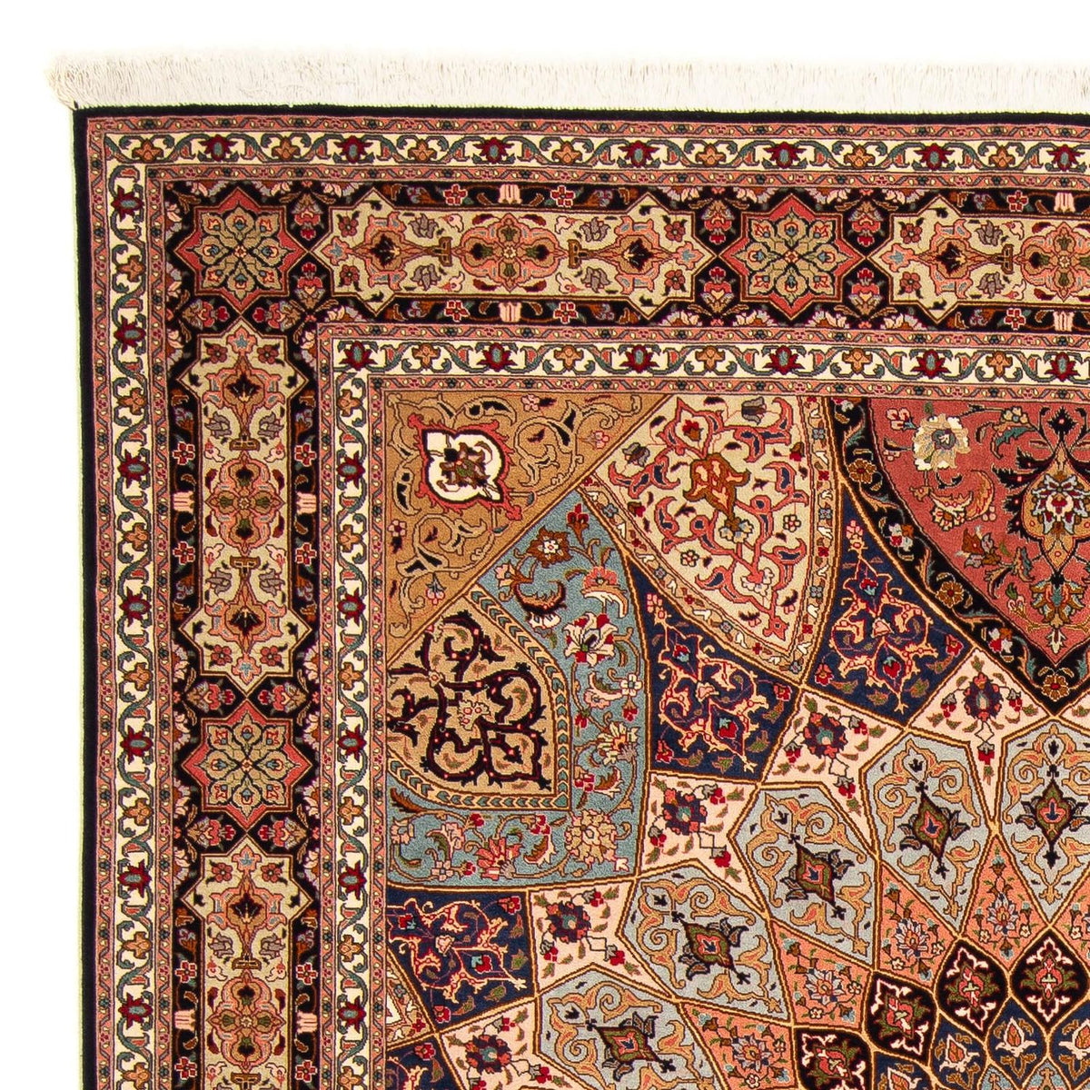 Alfombra Persa - Tabriz - Real - 242 x 205 cm - multicolor