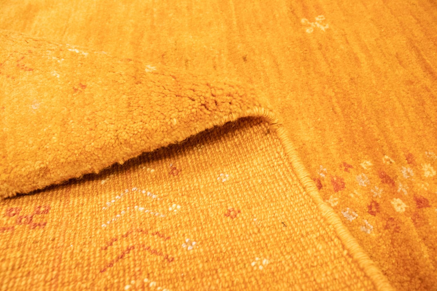 Alfombra Gabbeh - Persa - 224 x 177 cm - oro