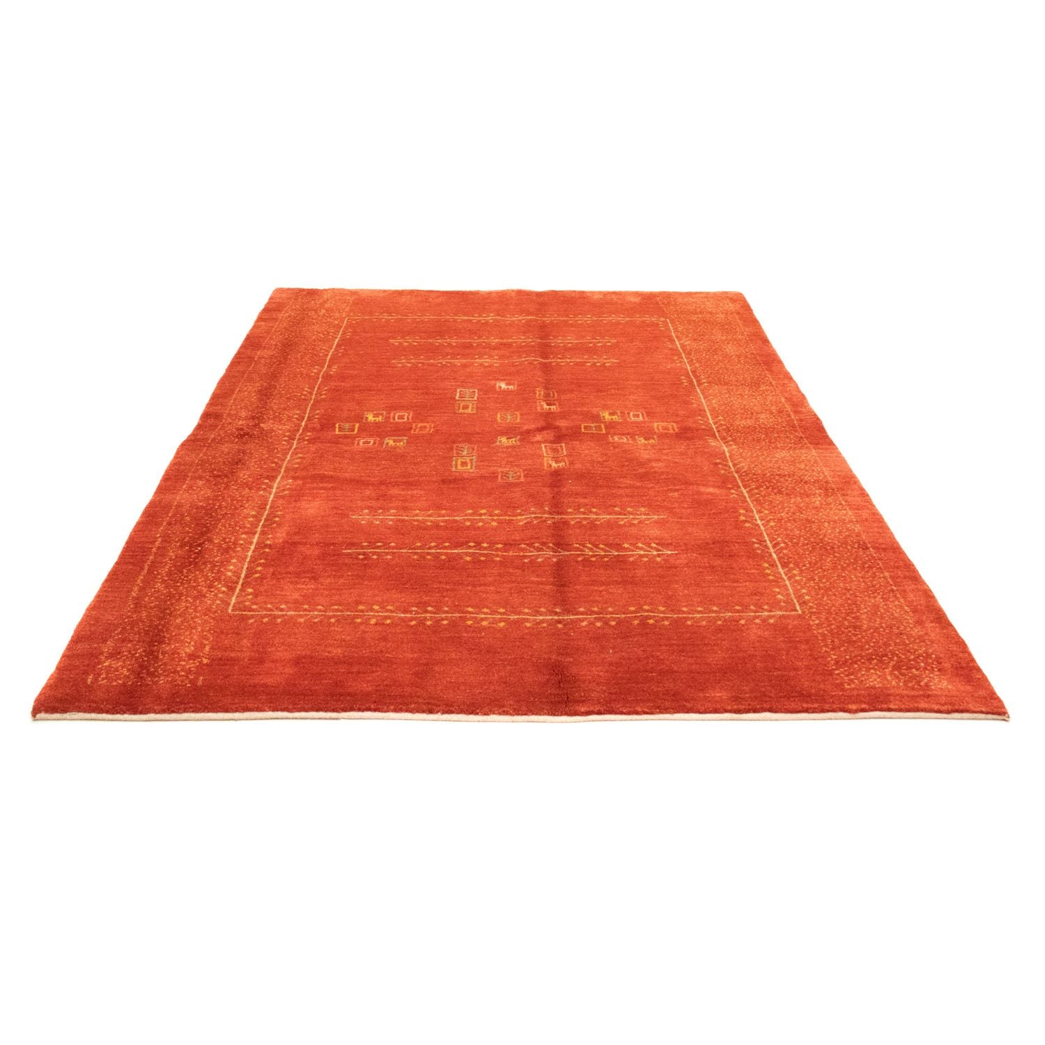 Alfombra Gabbeh - Persa - 228 x 165 cm - rojo