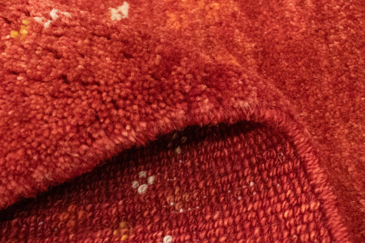 Alfombra Gabbeh - Persa - 174 x 122 cm - rojo