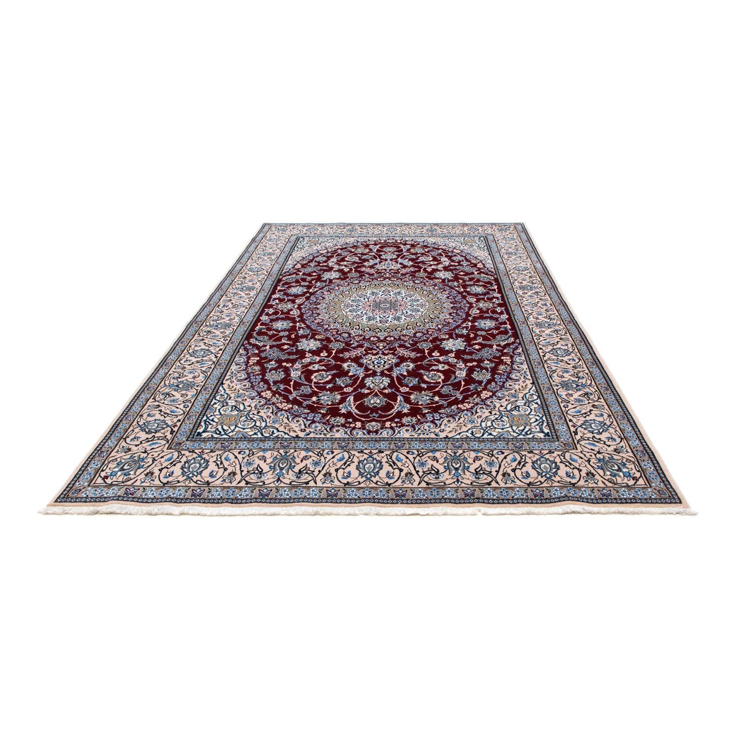 Alfombra Persa - Nain - Real - 291 x 199 cm - rojo