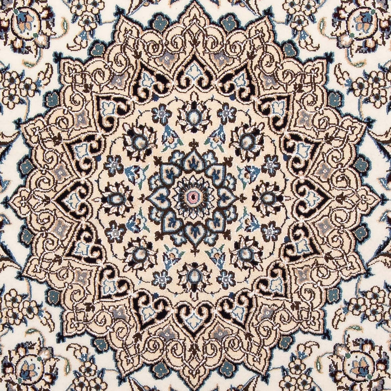 Alfombra Persa - Nain - Real cuadrado  - 210 x 202 cm - beige
